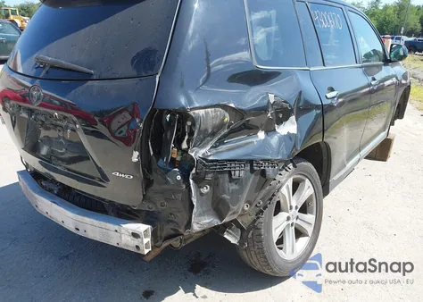 2013 Toyota Highlander Limited V6 z USA, uszkodzony, nr VIN 5TDDK3EH5DS210415